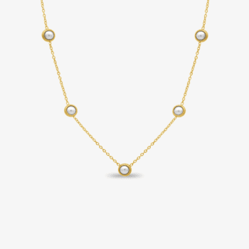 Aki Half Pearl Necklace